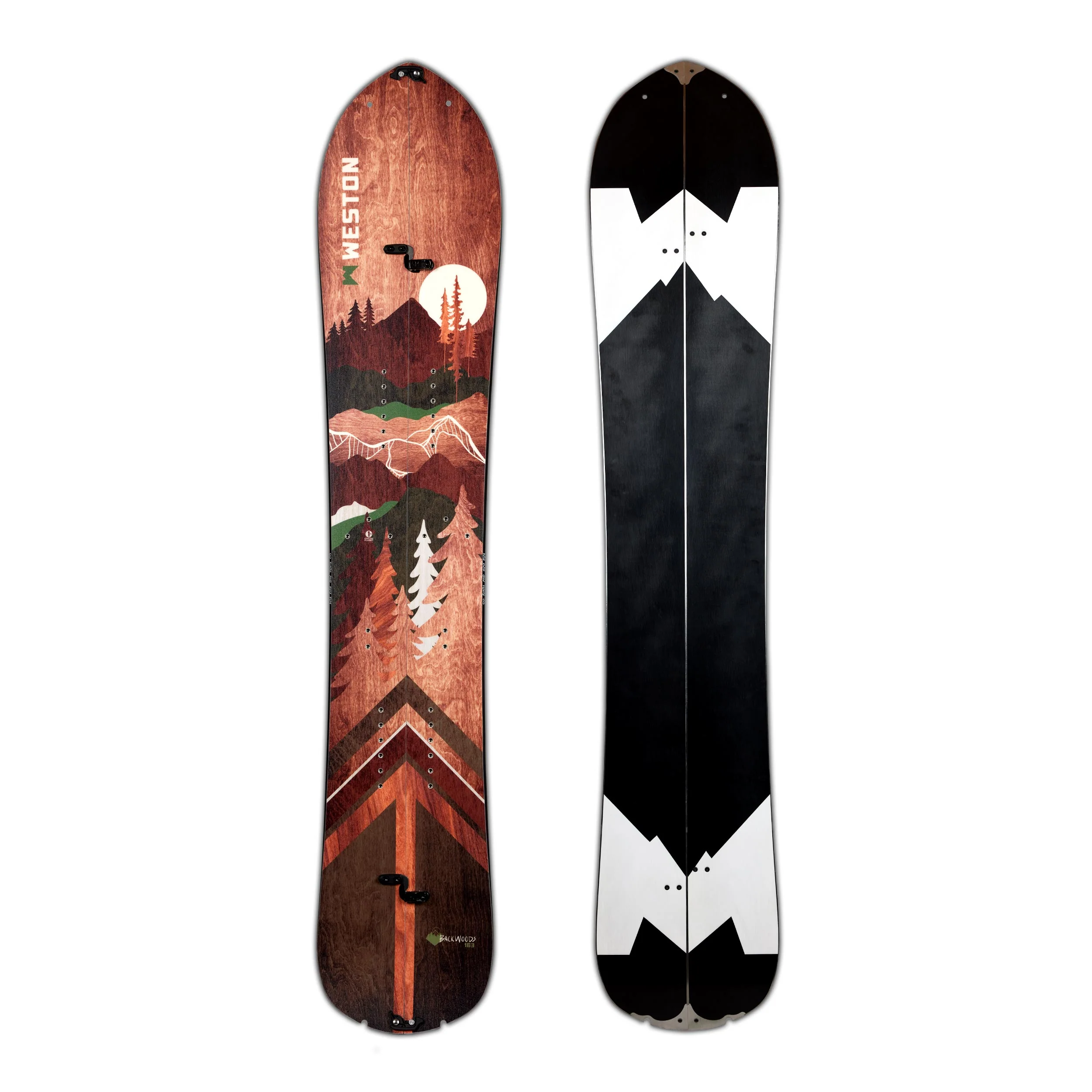 #285 25/26 Backwoods Splitboard 167w w/skin #5 Demo Good Condition